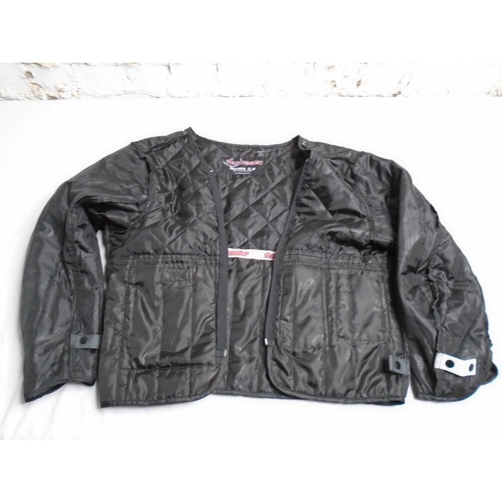 Tourmaster Black Intake 3.0 Double Liner Only Zip & Hook & Loop Closure Womens M